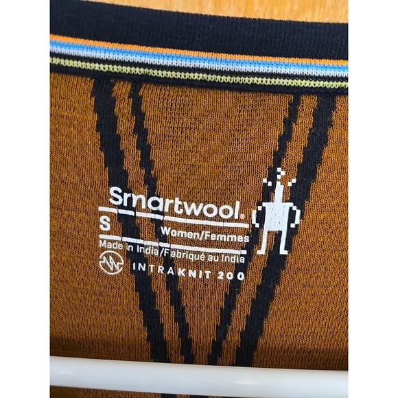 Smartwool Intraknit 200 Thermal Womens S Merino Crew Top Base Layer Outdoor - Picture 3 of 6